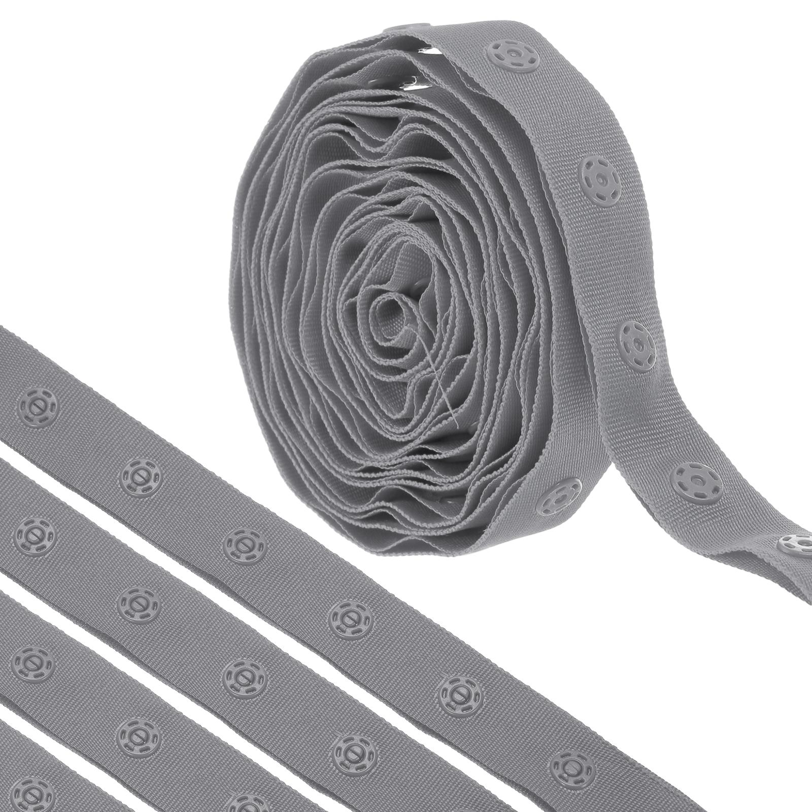 

2/4/5/6 Ярдов Лента с Кнопками для Шитья, Хлопковая Отделка с Кнопками, Застежки-Пряжки Лента для Одежды, Ткани, DIY Ремесла 2 Yards полумрак