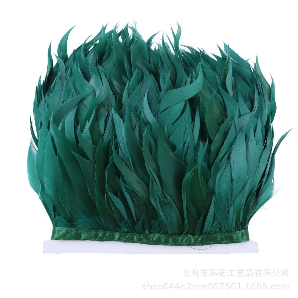 Goose Feather Tear Piece Clothing Accessories Material Color Goose Feather Skirt Cloth Belt DIY Stage Performance