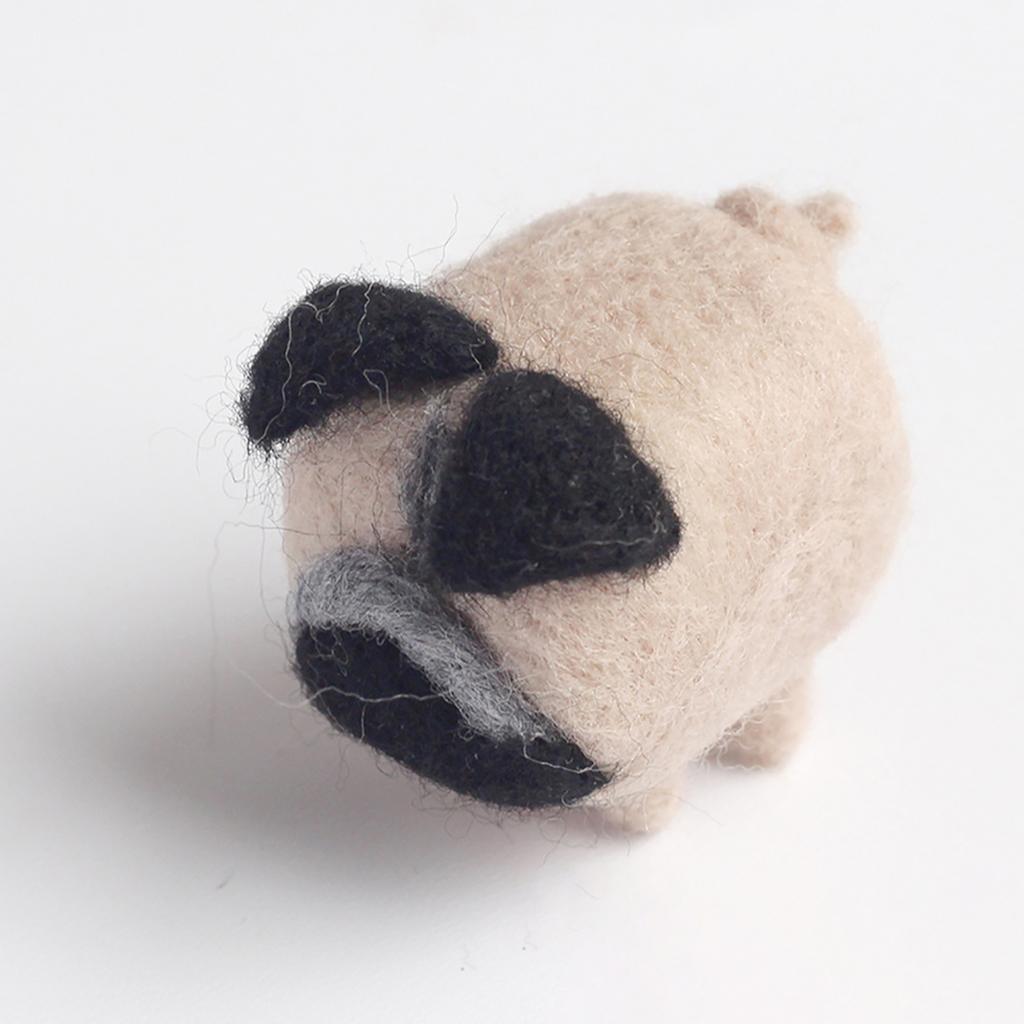 Wool Neddle Felting Poke Wool Handmade DIY Cat Dog Animal Material Bag For Beginner Diy Wool Needle Felting Craft Accessories