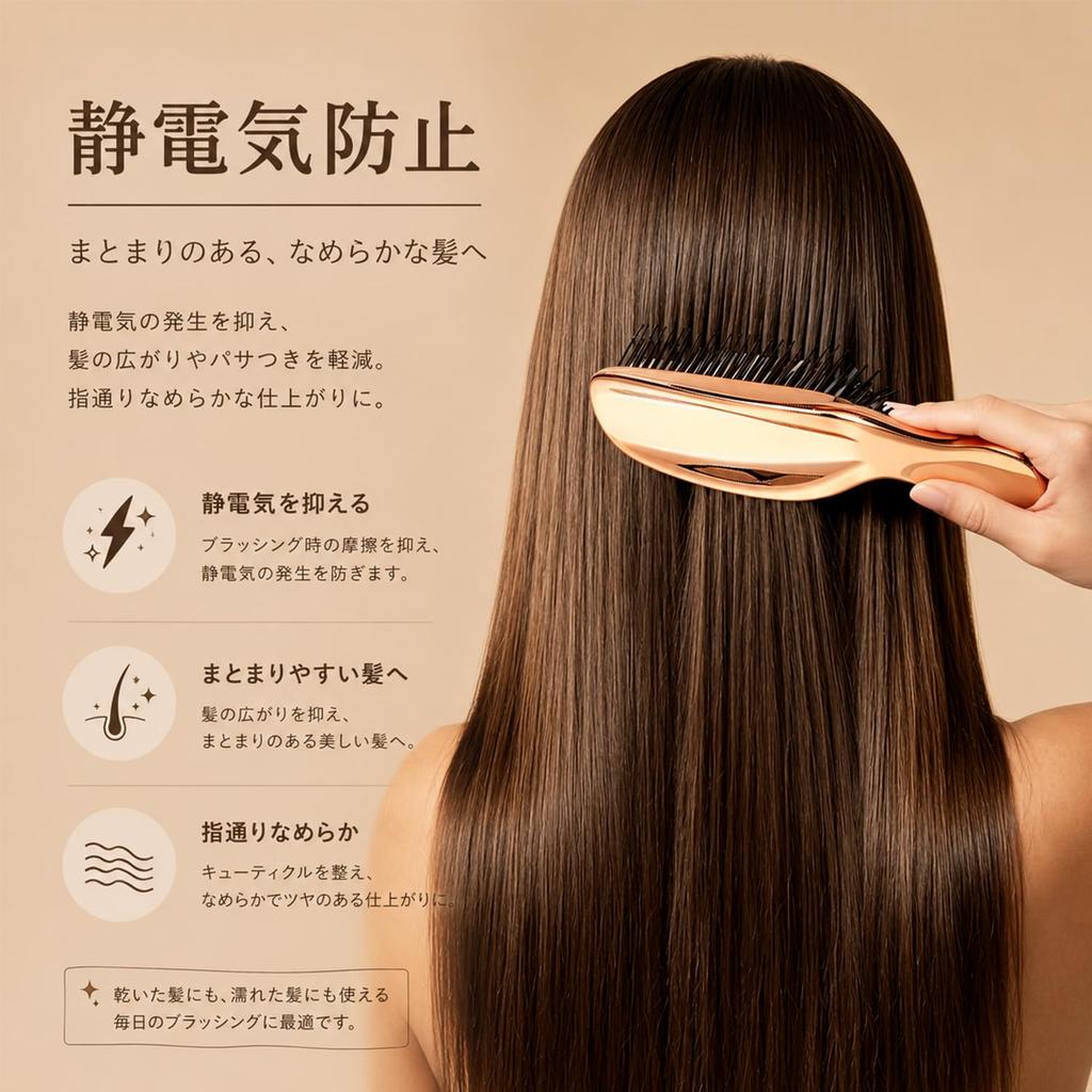 BOJNGEWIN Hair Wet Dry Scalp Portable Brush, & Use, Anti-Static, Massage, Unisex,