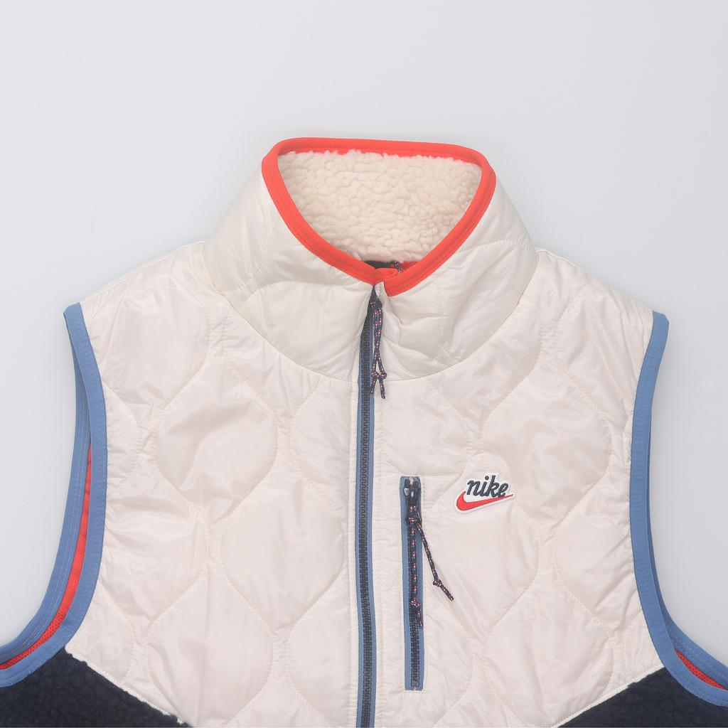 Nike Sportswear Heritage Sherpa Fleece Collar Warm Vest Men Vest Obsidian CU4451-104