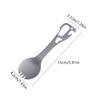 5 In 1 Utility Spork Portable Stainless Fork Spoon Cutlery Multifunctional Bottle Opener Tools Camping Eating Tableware