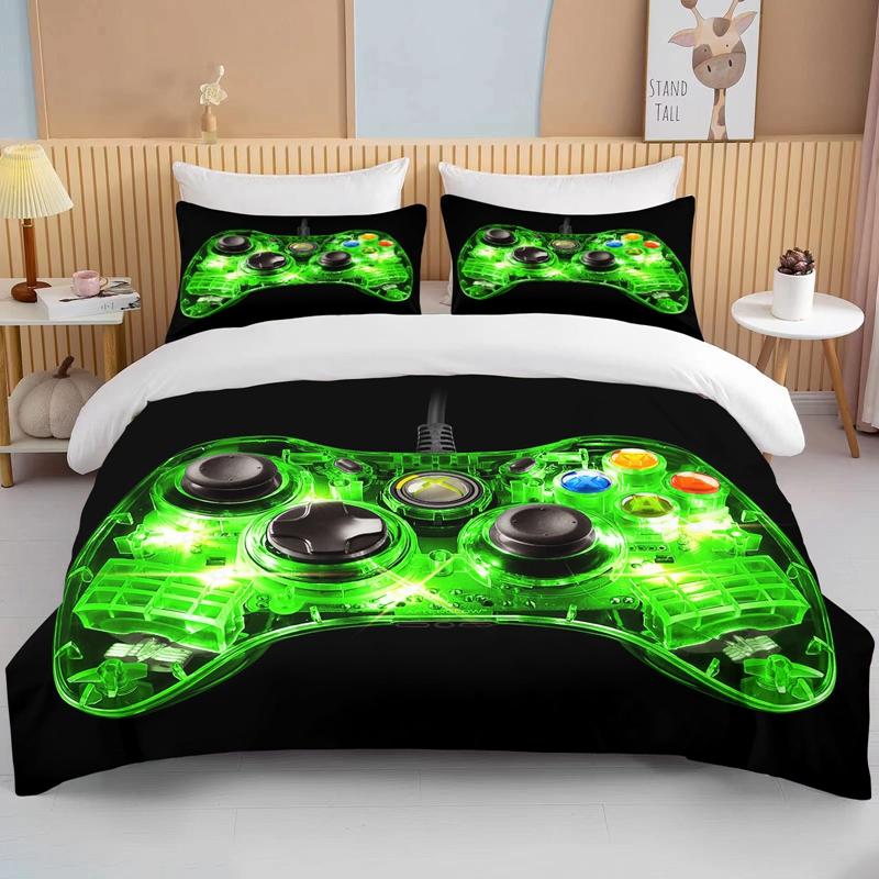 10 Sizes 3D Gamepad Bedding Set Custom Kids Boys Teens Video Game Duvet Cover For Youth New Game Controller Bedspread