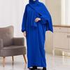 XG2057 Women's Hooded Long Robe Dress - Middle Eastern & Turkish Style