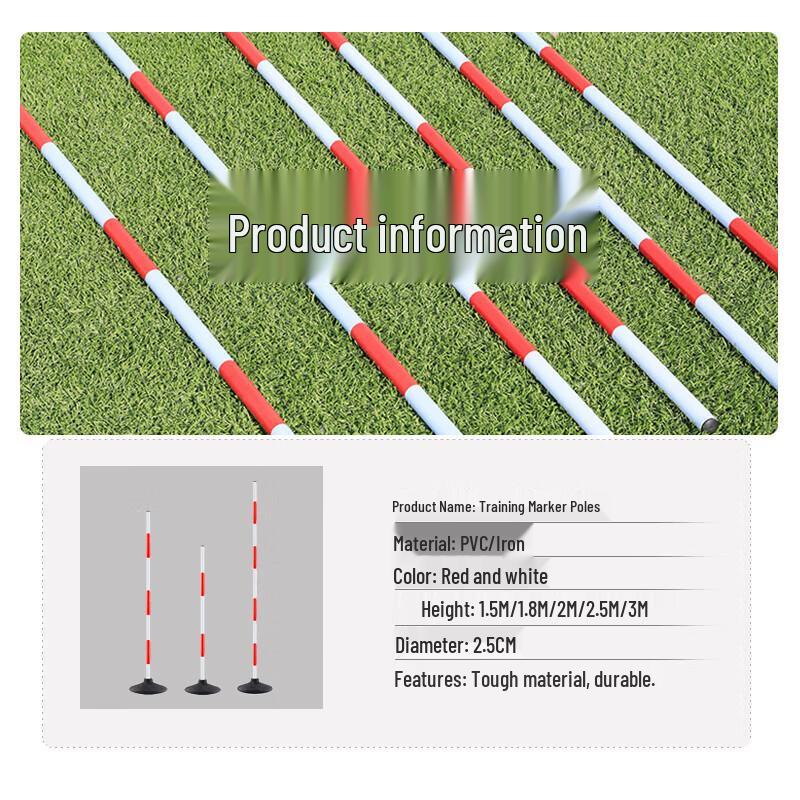 Vehicle Driving Training Obstacle Pole