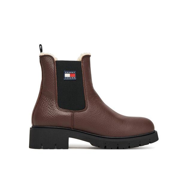 Tommy Jeans Chelsea Boots Tjw Chelsea Boot Wl EN0EN02826 Brown