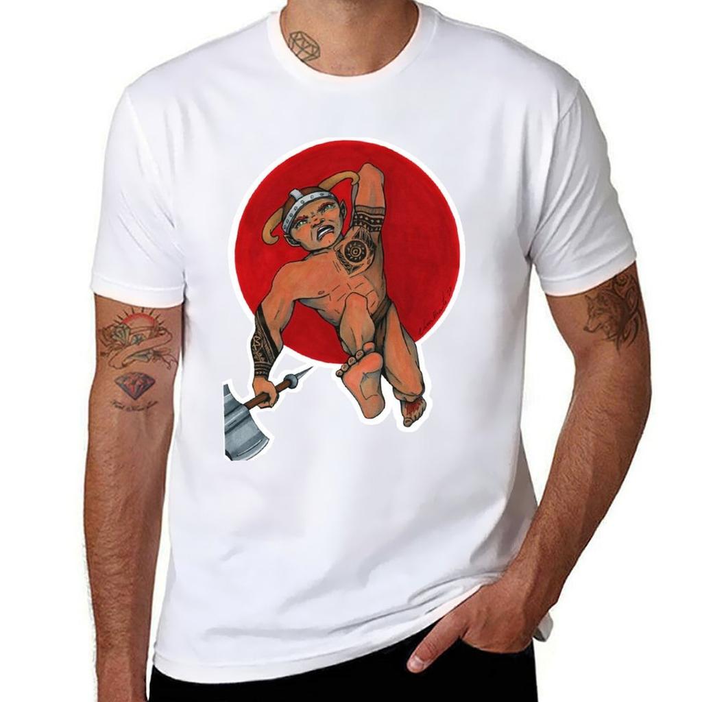 Barbarian Battlecry TShirt Fashion Graphic Tee for Unisex