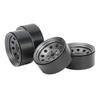 4PCS RC Beadlock Wheel Hub 1.9in Iron Wear Resistant Reusable RC Wheel Hub for Replacement Ti Color