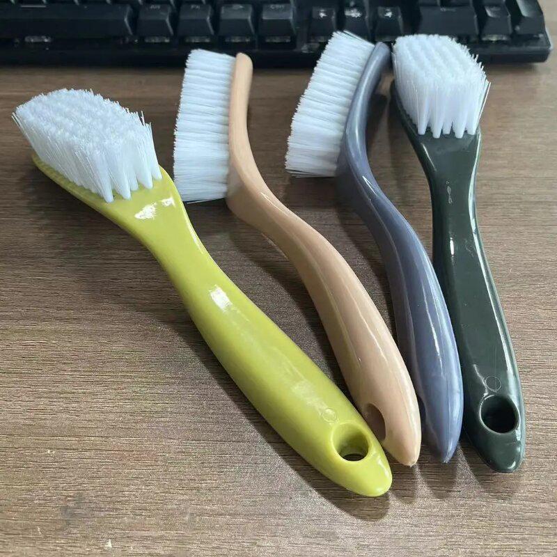 Schuhwaschbürste: Langer Griff, Harte Borsten, Multifunktional für Bad- und Wäschegebrauch