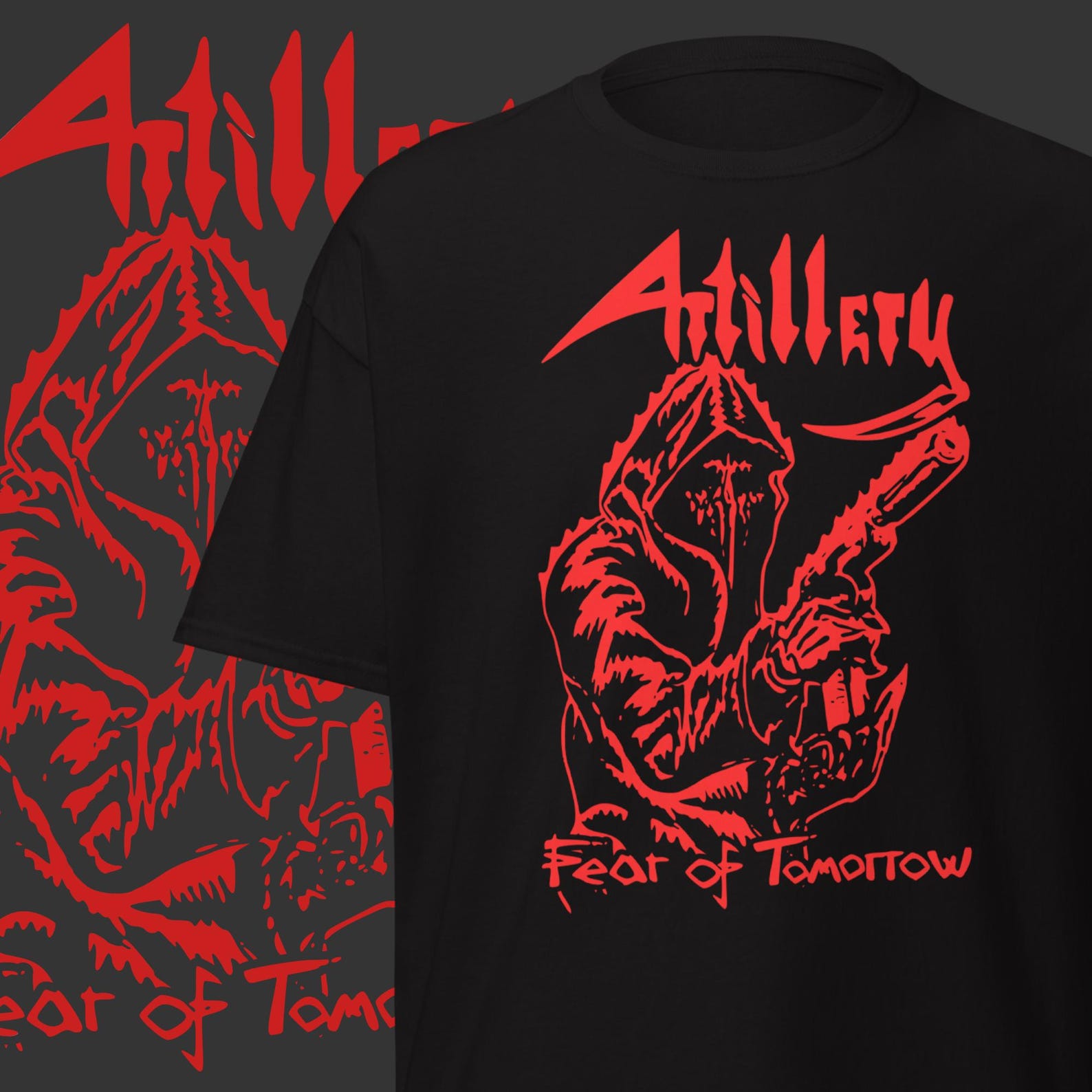 Artillery Band T-Shirt Old School Thrash Metal Clothing 2XL