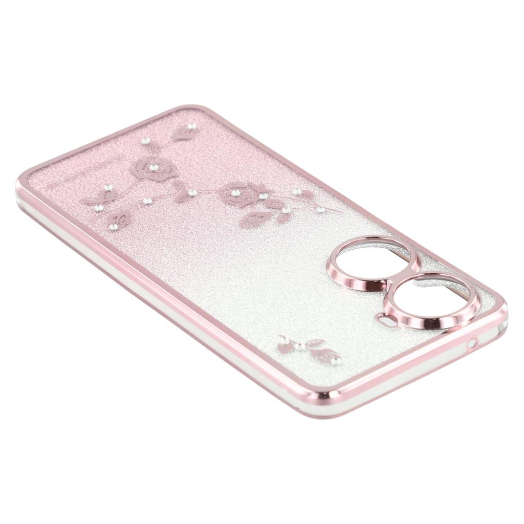 KADEM For Huawei nova 11 SE/nova 12 SE 4G Cell Phone Case Flower Pattern TPU Gradient Back Cover