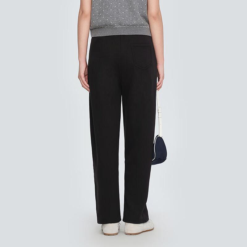Ledian Women's Thickened Knit Wide-Leg Casual Pants