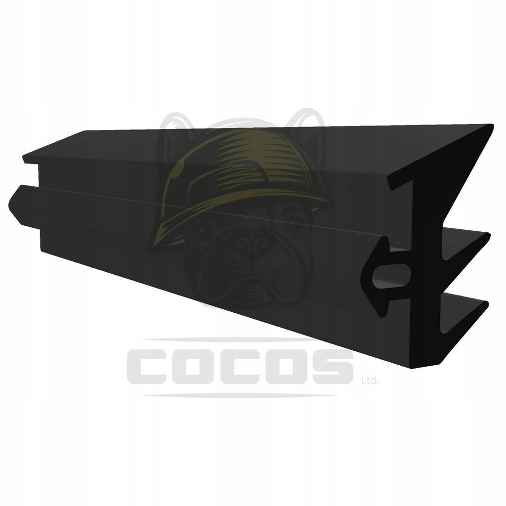 Seal for PVC windows S-229 BLACK 1m