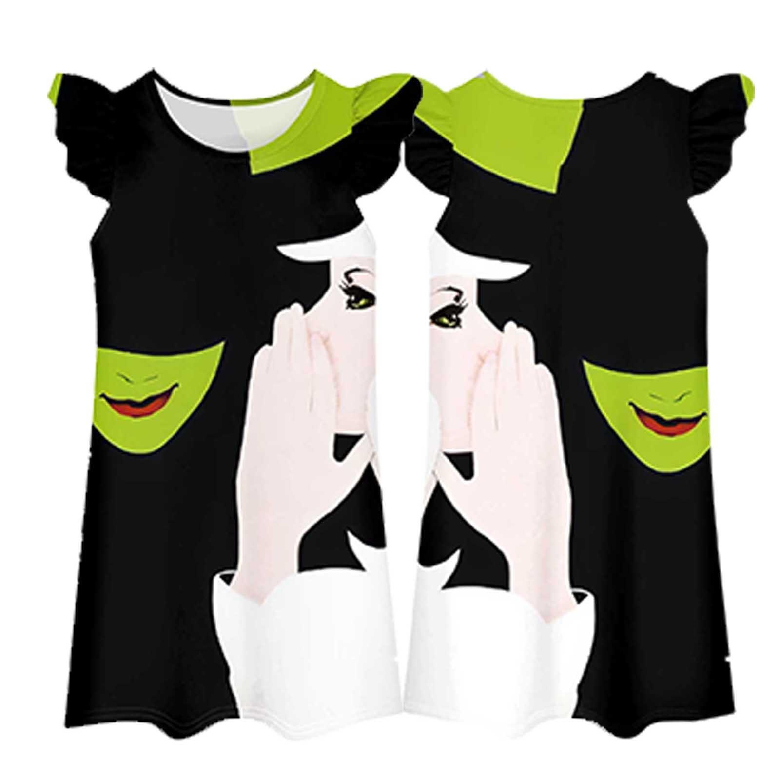 

Повсякденна повсякденна спідниця для дівчат, сукня з широкими рукавами, подарунок для дівчат 160 рожевий