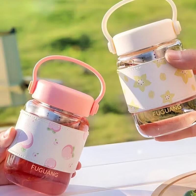 FUGUANG Dudu Double-Layer Portable Glass Cup