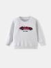 Autumn/Winter Boys' Retro Embroidered Round Neck Sweatshirt - 26 Years Experience