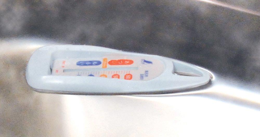 Shinwa Sokutei Bath Thermometer Analog B Boat Shape 72648