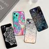 Elegant Mandala Floral Design Case For Samsung Galaxy S25 Ultra S20 S21 S22 S23 S24 Ultra S9 S10 Plus S25 FE Cover Funda