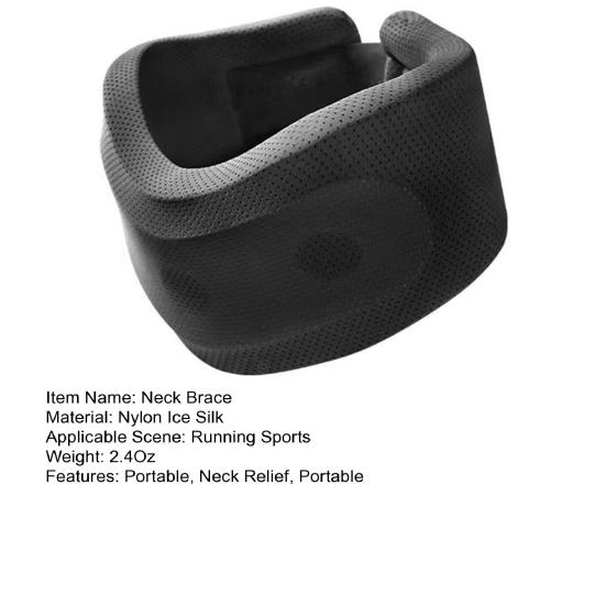 Nackenstütze Memory-Schaum Reisekissen Tragbarer Haltungskorrektor Anti-Schnarch-Unterstützung Atmungsaktive Halskrause zur Schmerzlinderung