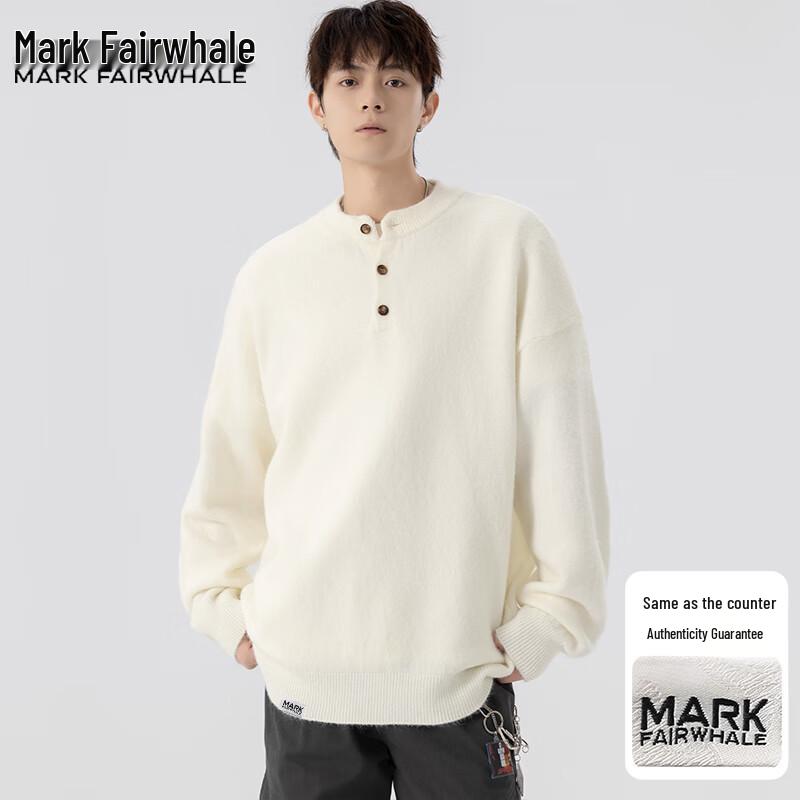 Mark Fairwhale Herren Trendiges Locker Geschnittenes Pullover Sweatshirt