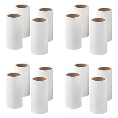 Set of Replacement Roller Attachments (4 X 4 Pcs), BASTIS Lint Roller Refill Set,