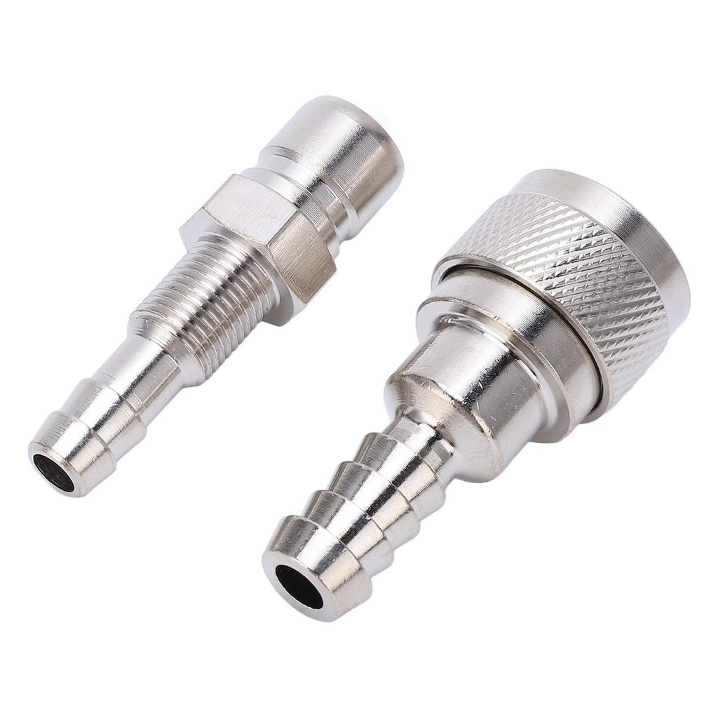 2PCS Metal Alloy Fuel Line Connectors 3B2 70250 for 5HP to 90HP Outboard Engines