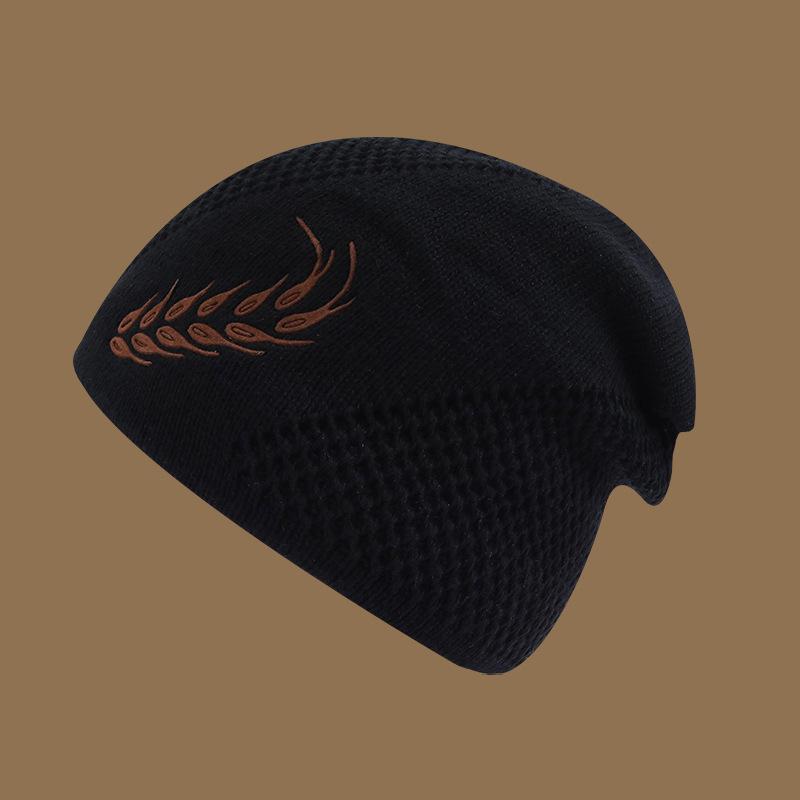 

Hat Men s Winter Velvet Thickened Woolen Knitted Hat Winter Cycling Ear Protection Cold Pullover Hat Outdoor Fashion and Warmth average size