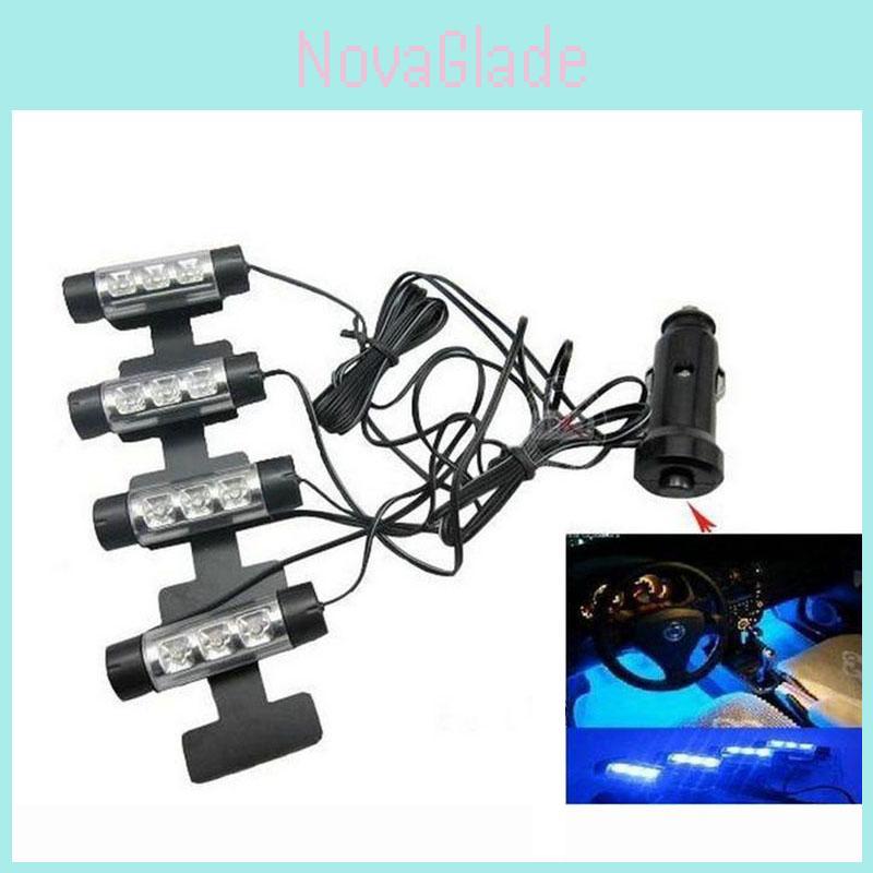 Stunning Blue Pink Led Auto Atmosphere Lamp For A Decorative Car Interior