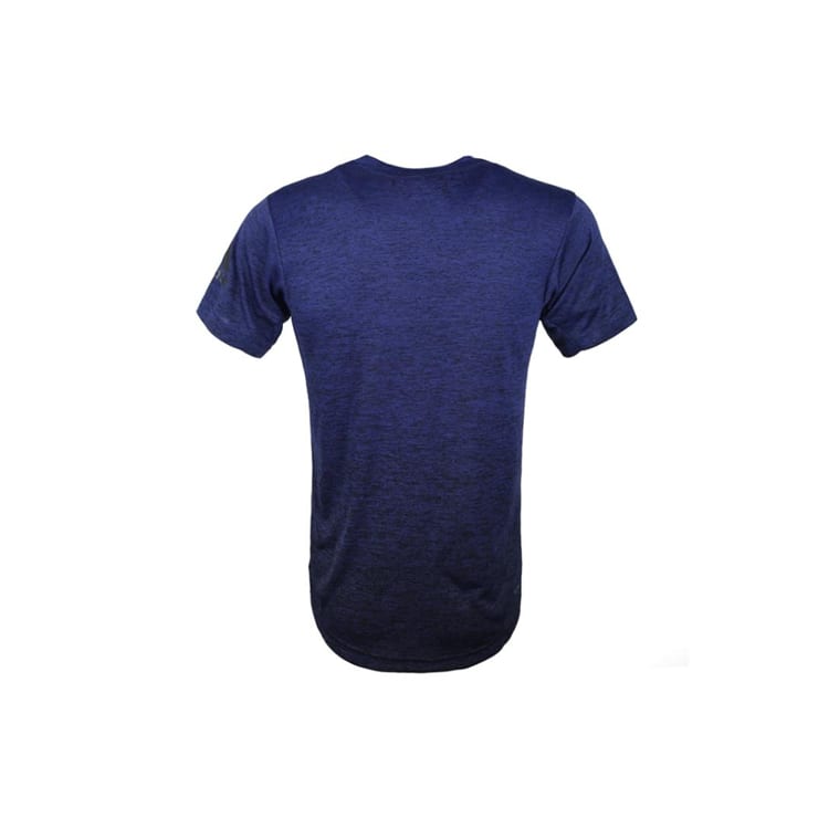 adidas T-shirts Heren Donkerblauw Ronde Hals Normale Rechte Pasvorm DZ8495