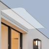 UV Rain Snow Protection, Rain Shelter, Thicken Clear Cover Maintenance-Free Awning, Polycarbonate Sheet No Brackets