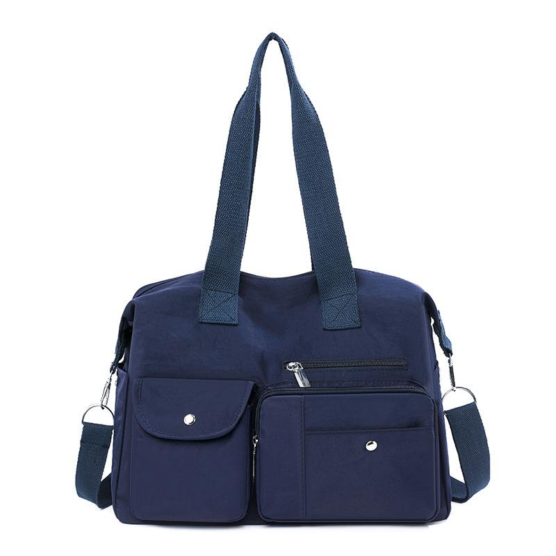 

Многофункциональная сумка-тоут Легкая водонепроницаемая сумка-тоут Сумка через плечо Женская сумка на плечо синий