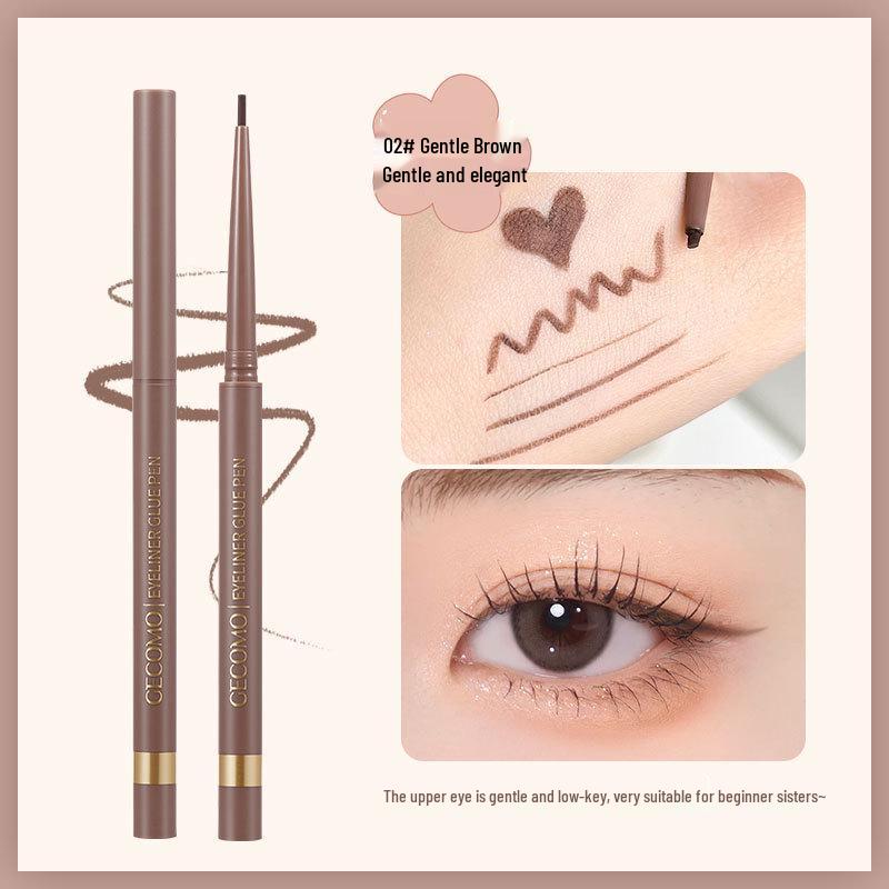 Gemeng Bright Eyes Waterproof Smudge-Proof Eyeliner Gel Pencil - Smooth, Pigmented, Pearlescent Shimmer, Long-Lasting for Under-Eye Area.