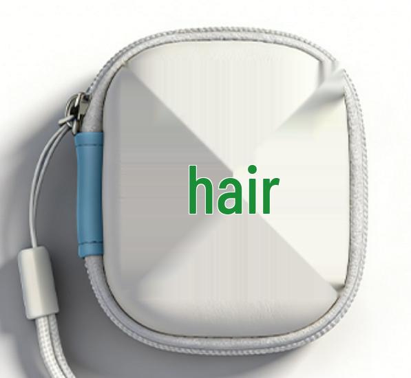 Custodia Zippata con Comparto di Ricarica per Auricolari Bluetooth