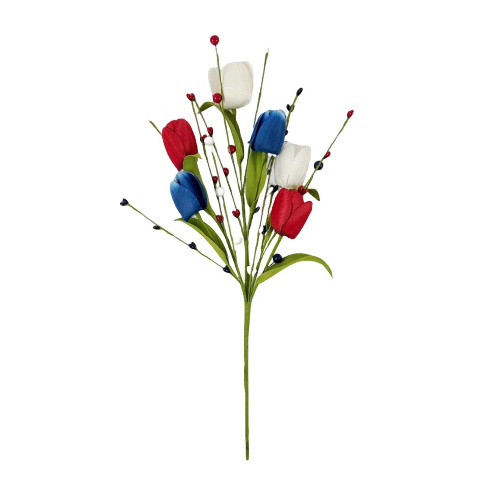 Berry, Heart-shaped, Leafy Independence Day Decoration