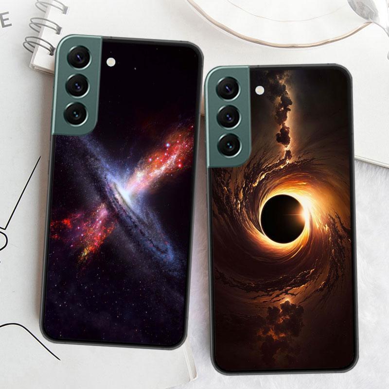 Cosmic Starry Sky Black Hole Phone Case For Samsung Galaxy Note 20 Ultra 10 Lite 9 8 M12 M21 M30S M31 M32 M51 M52 S10 S9 S8 Plus