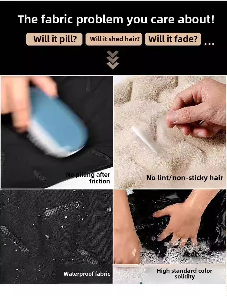 Pánské zimní voděodolné zateplené tepláky z jehněčí kůže - Hřejivé plyšové, odolné proti chladu, ležérní bavlněné kalhoty, módní velká velikost.