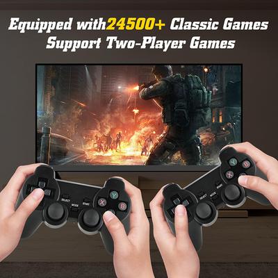 M8 Game Console Built-in 20000 + 32G/64GB Two-person Wireless Controller 2.4G Stick 4K HD Video Children's Christmas Gift