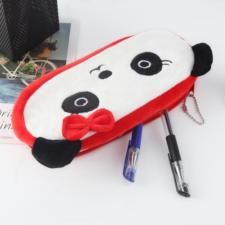 Pencil Cuddly Animals Case Plush Stationery Gifts Kids Students Capacity Large