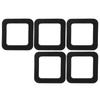 5PCS Almohadilla Silenciadora para Receptor de Enganche de Remolque 5.08cm 2.0in Universal Cojín para Eliminación de Ruido Provisión
