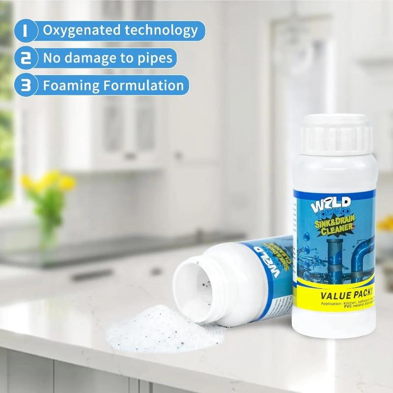 Kitchen Pipe Dredge Agent Sink Bathroom Cleaning Deodorization Toilet Sink Strong Dredge Cleaner Sewer Hair Floor Drain