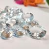 Natural Aquamarine Oval Cut Gemstone Lot, Calibrated Size Aquamarine Gemstone Lot, All Size Aquamarine Faceted Gemstone For Jewelry Making.