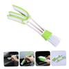 BELLIFFY 3-in-1 Car Brush Air Conditioner Interior Brush Keyboard Cleaning Computer Vent Home Detail Cleaning Louver Brush