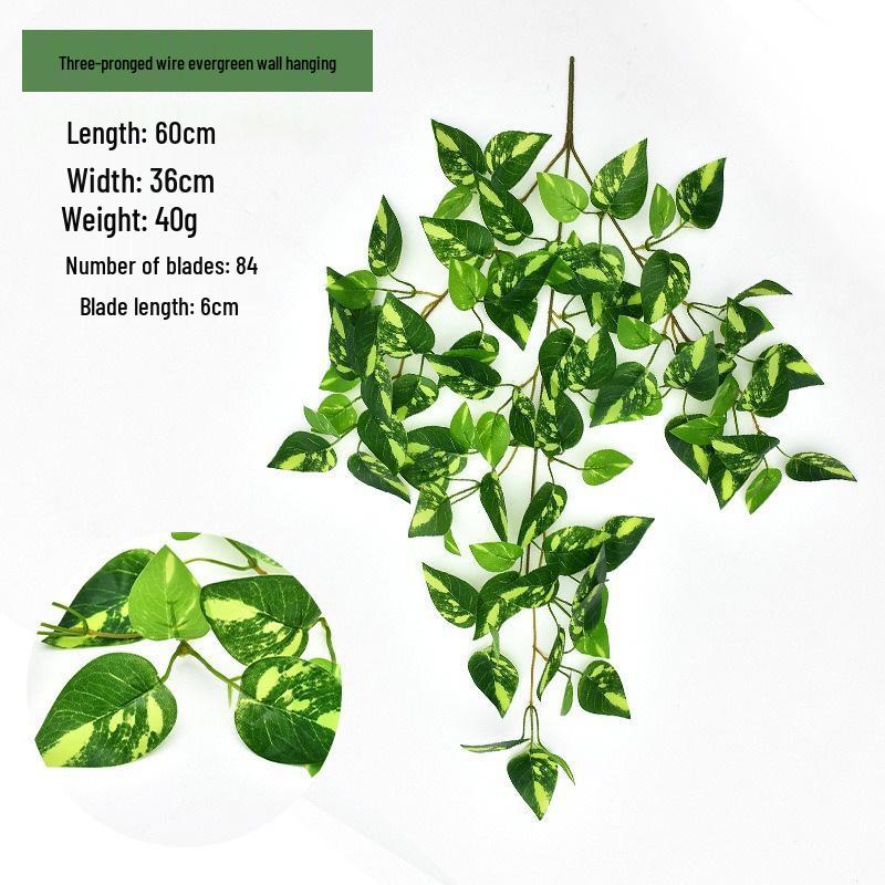Artificial Hanging Vine Plant for Home Décor: Ideal for Living Room, Bedroom, Bathroom, Kitchen, Windowsill, Balcony, and Courtyard.