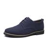 Men Dress Shoes Suede Leather Business Party Leather Wedding Shoes Men Flats Oxfords Formal Shoes