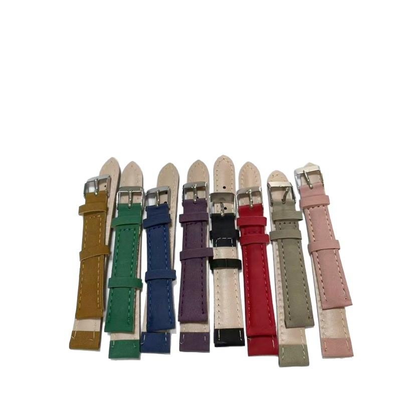 Uhrenzubehör, Unisex Buntes Lederarmband PU-Lederarmband, Studenten Dornschließe Lederarmband Armband