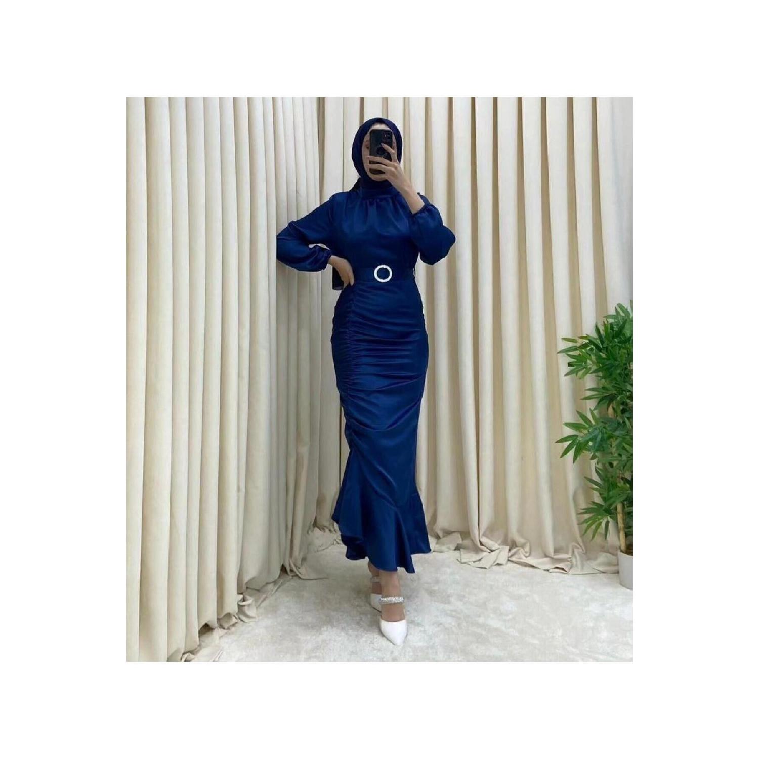 

Fish Gathered Satin Dress 38 безодня
