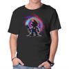 Unisex Crew Neck T-Shirt Painting Galaxies Graphic Short Sleeve Casual Tee