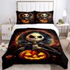 Nightmare Before Christmas Jack Print 3Pcs Bedding Setduvet Cover With 2 Bedropillowcase Home Birthday Gift