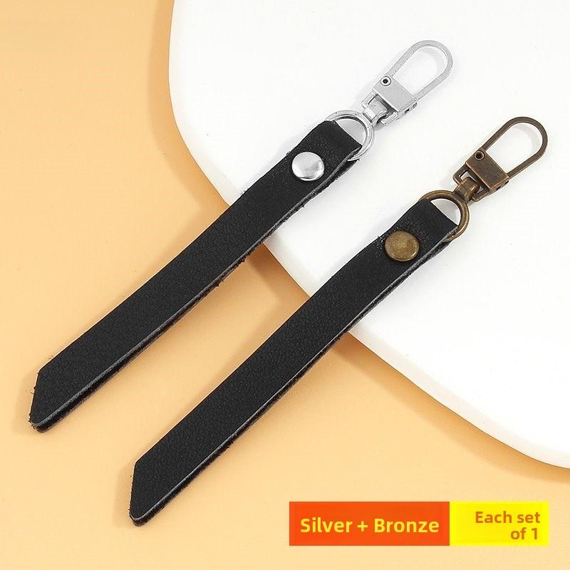 Detachable Leather Zipper Pulls Head for Bags Clothes Outerwear Replacement Accories Home Sewing DIY Materials Tools