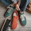 Retro Black Men Casual Shoes Mens Canvas Fashion Flats Brand Driving Sneakers Trendy Original Vulcanized Luxury Male Skate Shoes